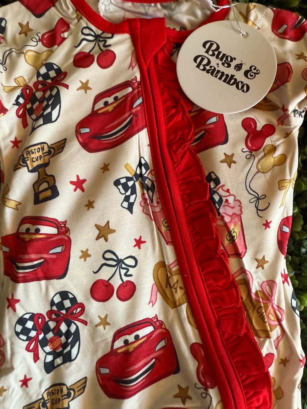 Ka-Chow & Cherries Ruffle Zippy